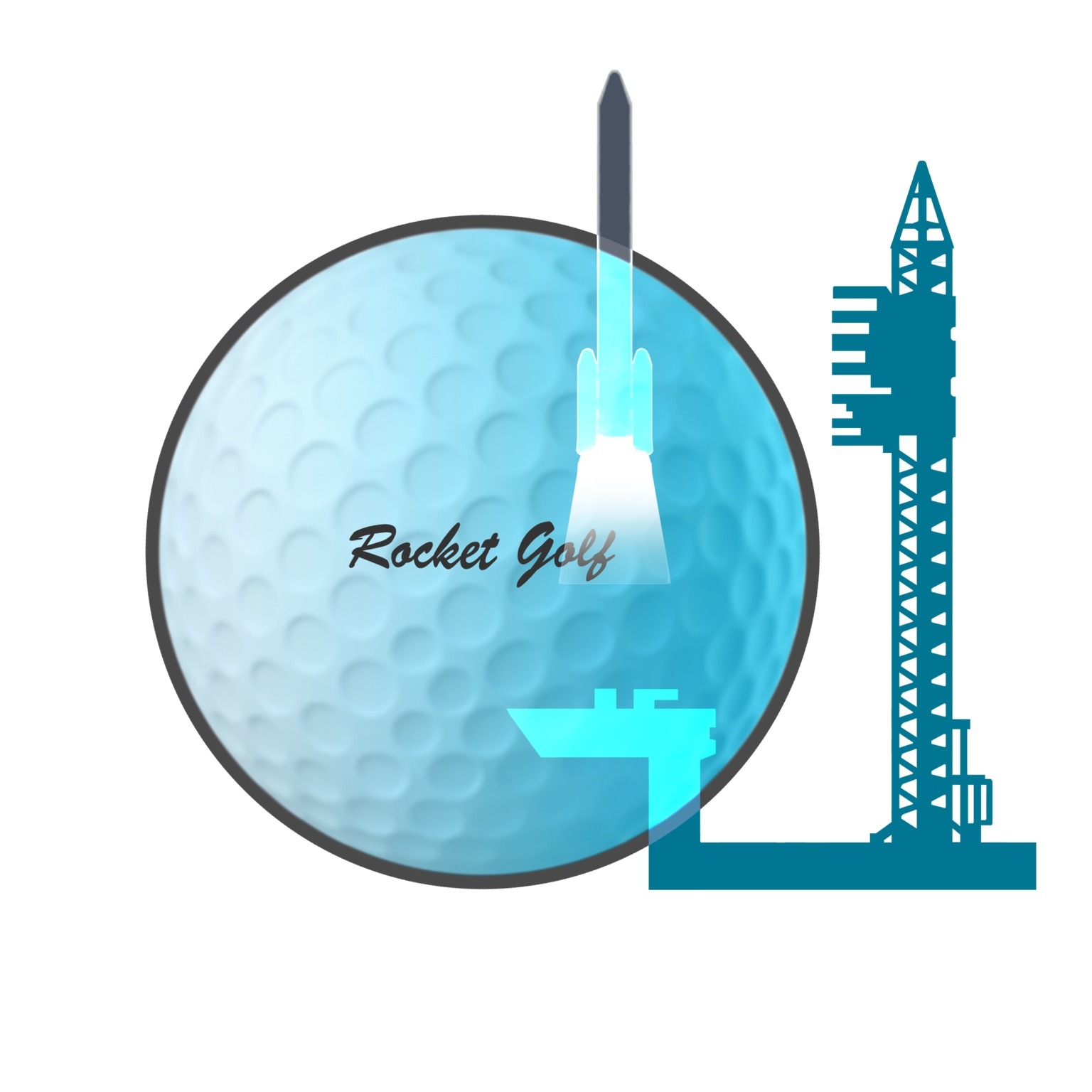 Rocket Golf Graphic